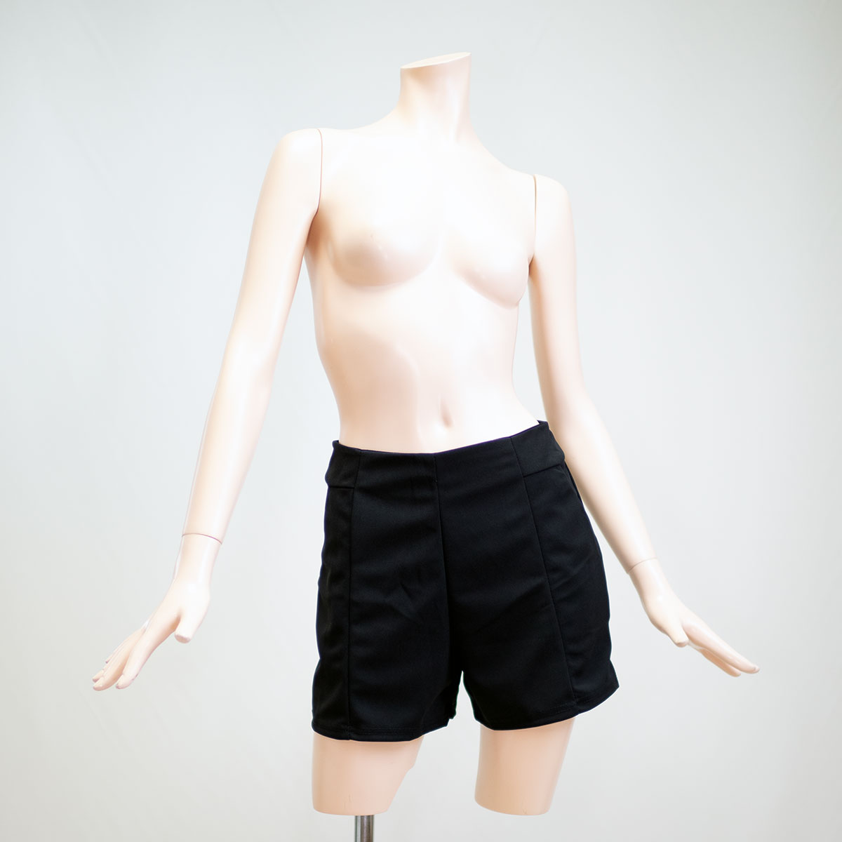 ハイウエストAラインキュロットハーフパンツ レディース