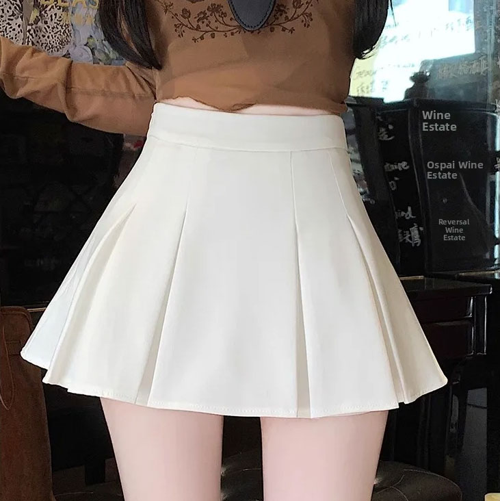 ハイウエストAラインボックスプリーツミニスカート -デイリーに使える万能アイテム