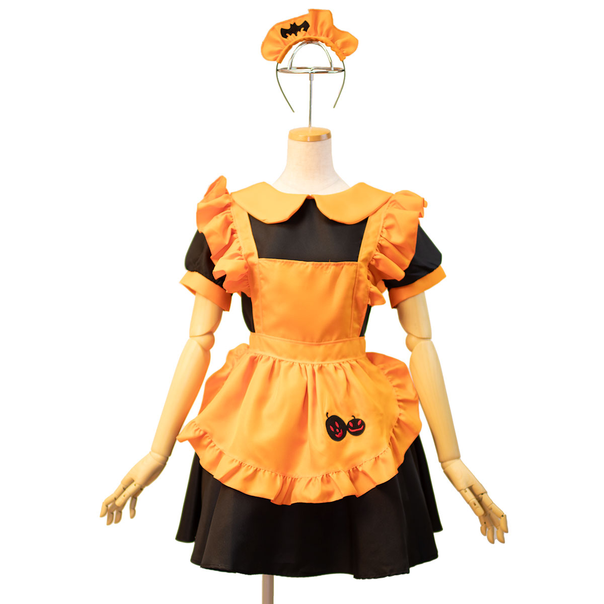 【即納】 ハロウィンメイド衣装パンプキン-ハロウィンかぼちゃ-