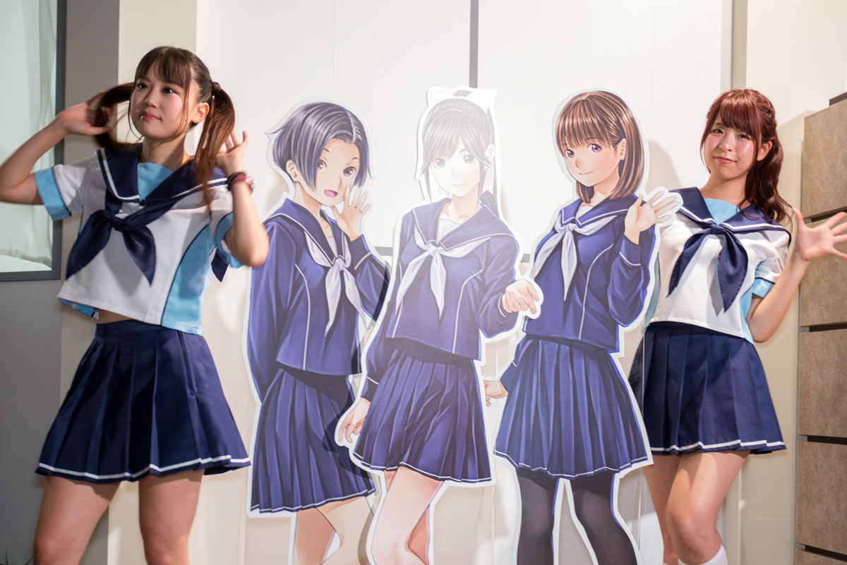 ラブプラス コスプレ衣装 十羽野高校女子制服 夏服 半袖 東京ゲームショウ TGS2019