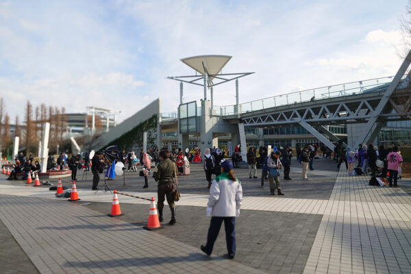 コミケC107 1F庭園 コスプレエリア