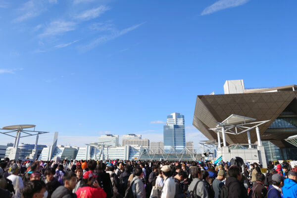 コミケC107 西館屋上コスプレエリア 快晴