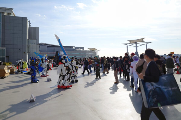 コミケC107 西館屋上コスプレエリア ガンダム